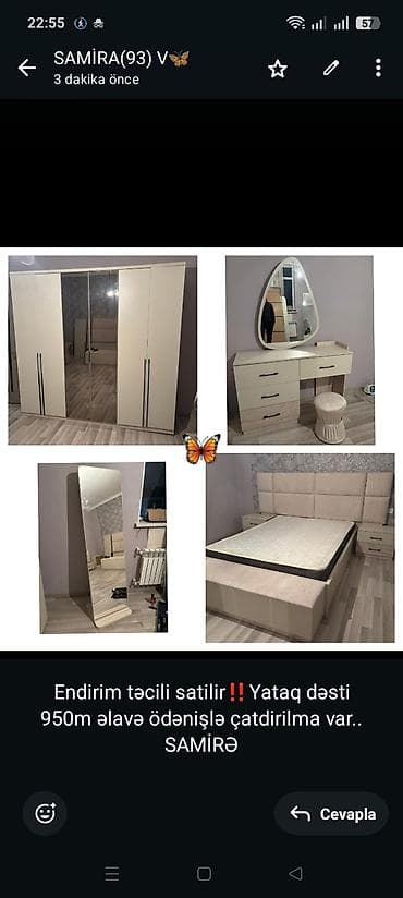 Endirim təcili satilir‼️Yataq dəsti 950m əlavə ödənişlə çatdirilma