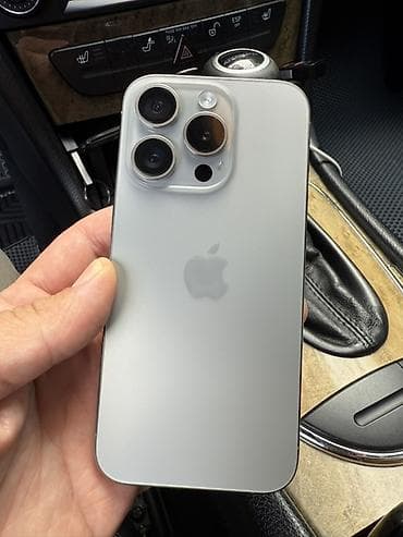 IPhone 15 Pro, Natural Titanium, Face ID lalafo.az -da IPhone 15 Pro, Natural Titanium, Face ID