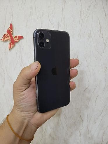 15 pro black: IPhone 11, 128 GB, Qara, Face ID — 8