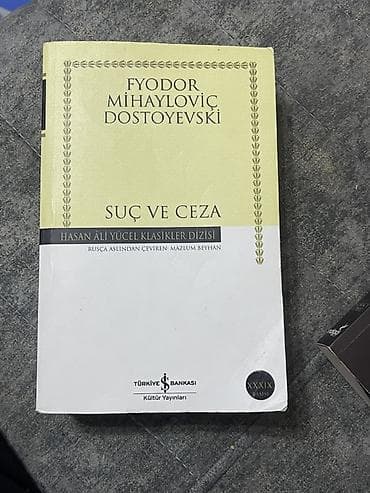 Художественная литература: Məhsul: Kitab – “Suç ve Ceza” (Fyodor Mihayloviç Dostoyevski) - Nəşr — 1