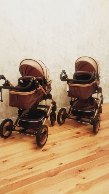 uşaqlar üçün təbii şubalar: Əkizlər üçün araba, Yaş: <1 ay — 1