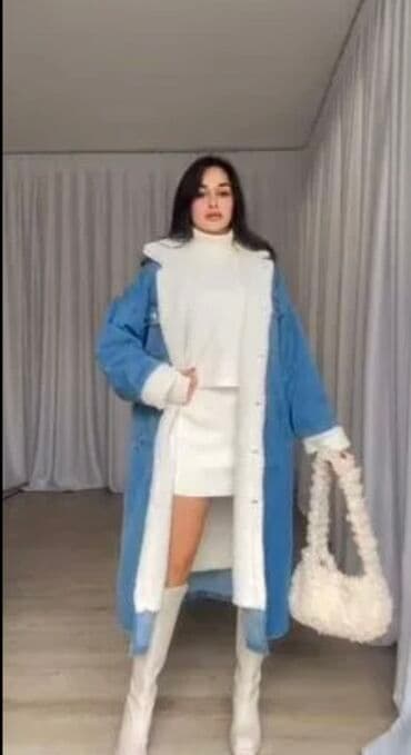 hamilələr üçün: Əla vəziyyətdə cins palto satılır, tədbir üçün alınıb, bir dəfə — 1