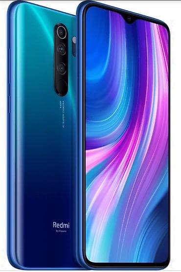 Redmi Note 8 Pro, 128 GB, rəng - Mavi, Barmaq izi