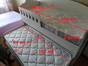 usag ucun: Oğlan və qız üçün, İşlənmiş, Çarpayı, Matras ilə — 1