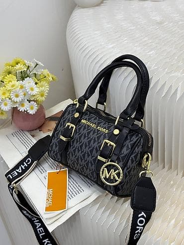 Çantalar: Michael Kors monoqramlı mini barrel çanta – gündəlik və şık istifadə — 4