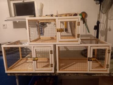 dovşan qəfəsi: Dovşan,cücə,pişik,quş ve s kimi ev heyvanlari üçün qəfəsler satilir — 1