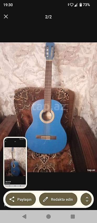 Клавишные инструменты: Klassik gitara 100 AZN endirim olacaq bu model burda yoxdu zakazla — 1