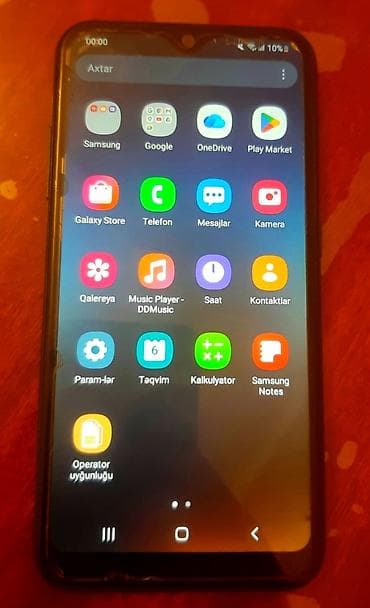 Samsung Galaxy A01, 16 ГБ, цвет - Синий, Сенсорный, Отпечаток пальца, Две SIM карты — 2