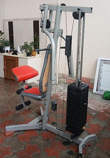 Weider çoxfunksiyalı ev trenajoru - Çəki bloku sistemi: tənzimlənən