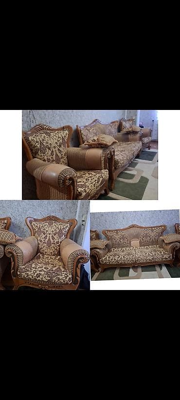 divan satisi: İşlənmiş, Divan, 2 kreslo — 1