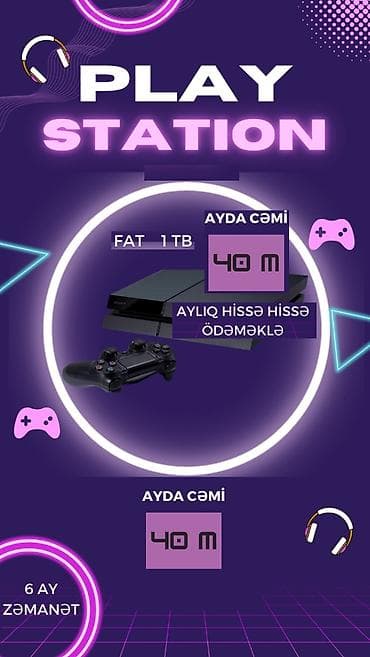 sony 3 playstation: PlayStation FAT 1 TB oyun konsolu - Yaddaş: 1 TB – bol yer oyunlar və — 1