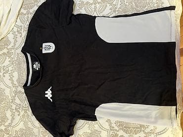 Futbolka, Kappa, M, rəng - Qara — 2