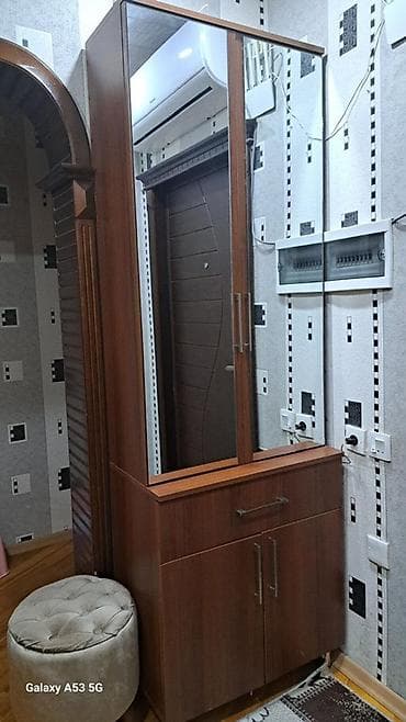 w202 qapi: 2 qapılı, Güzgülü, Qəhvəyi, Digər material, Kupe, Düz dolab — 3