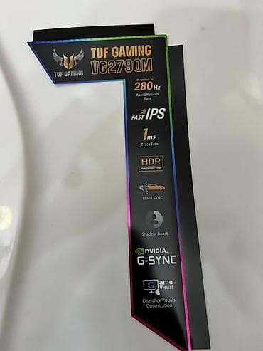 Masaüstü kompüterlər və komponentlər: ASUS TUF Gaming VG279QM oyun monitoru Asus orjinal manitor Ips 280 hz — 4