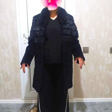 женские пижама кигуруми: Qara rəngli xəz palto - Model: Dizdən yuxarı uzunluqda, klassik düz — 1