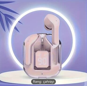 type c qulaqlıq: Новый Беспроводные (Bluetooth) Наушники, цвет - Белый — 15