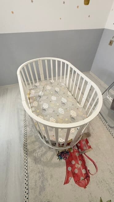 2 mərtəbəli çarpayı: Oğlan və qız üçün, Yumru, Beşik, Dəst ilə, Matras ilə, Yellənmə mexanizmsiz — 2