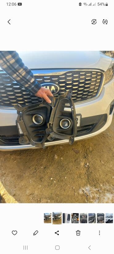 led işıq: Duman əleyhinə, Kia SORENTO, 2018 il, Orijinal, İşlənmiş — 1