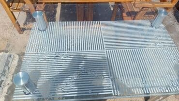 stol transformer: Qonaq masası, Açılmayan, Şüşə, Dördbucaq masa — 4