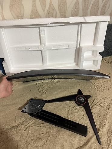 iphone 23: AOC C24G1 24" Gaming Monitor curved. Ekran qirigdi, teze alinib 2 ay — 6