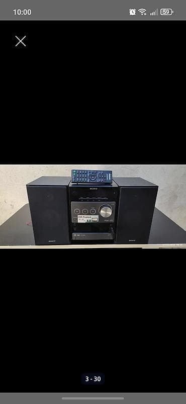 Audio: Orginal Sony HCD-DX400 Bluetooth USB micro Hi Fi musiqi mərkəzi — 6