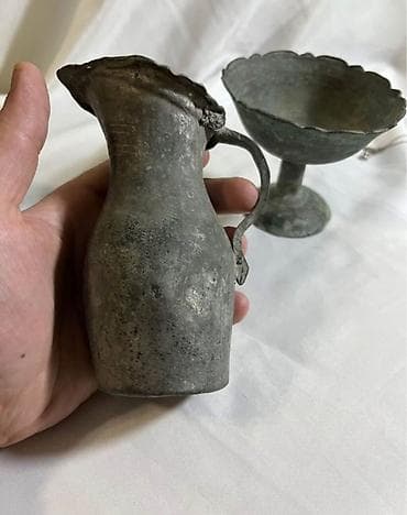 kisi hediyye: Sovet dövrü metal stəkanaltı (podstakannik) - Material: güman ki — 9