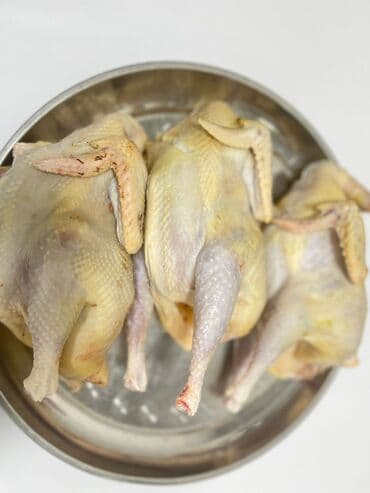 toyuq döş əti: Məhsul: Təmizlənmiş bütöv toyuq (qəpiksiz, baş-ayaq çıxarılmış) - — 5