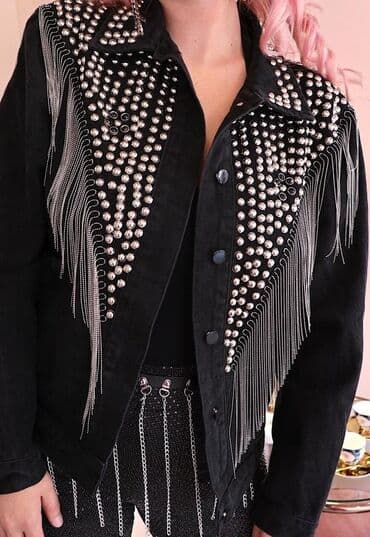 xizek geyimi: Cins kurtka, S — 2