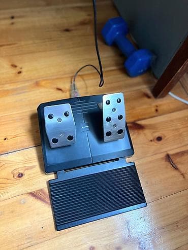 ucuz vr: Oyun sükanı və pedallar dəsti - Sükan: tam ölçülü, rezin örtüklü — 4