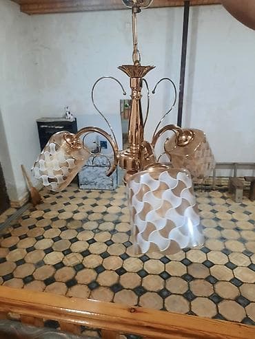 Люстра, 3 лампы, Металл