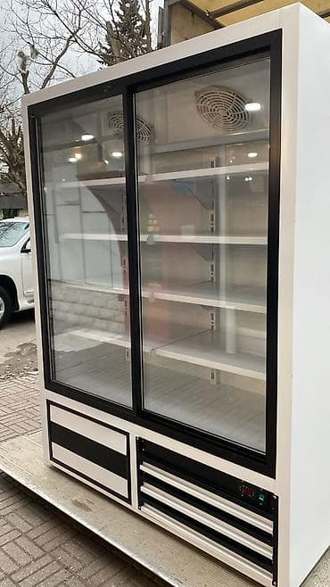 İki qapılı şüşə vitrinli soyuducu - Tip: kommersiya tipli şaquli