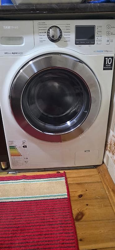 kombi yuma: Samsung paltaryuyan maşın – ön yükləməli, 8 kq tutum Xüsusiyyətlər: - — 1