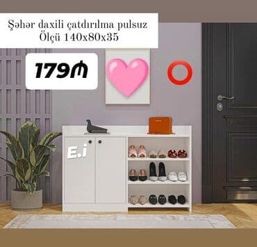 шкаф для обуви: Yeni, Ayaqqabı dolabı — 1