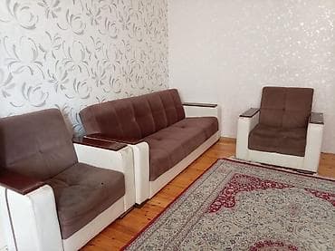İşlənmiş, Divan, 2 kreslo, Bazalı, Açılan