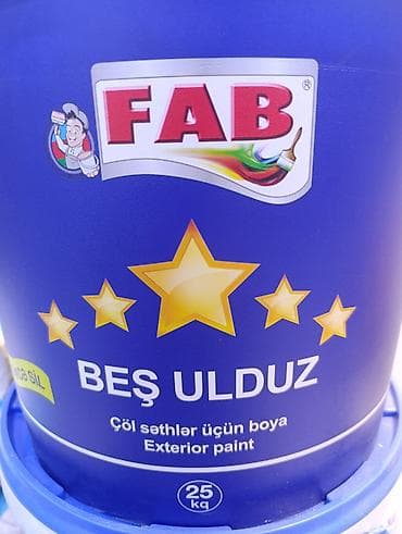divar ucun dekor: FAB “Beş Ulduz” boya - Növlər: - Daxili səthlər üçün yuyula bilən — 2