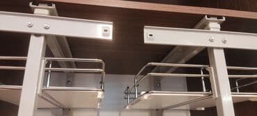 mətbəx rəfi: Mətbəx üçün mebelə qurulan polkalar. Dərinlik 55 hündürlük 105 qapaq — 8