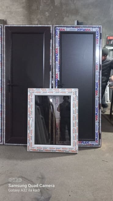 reşotka azərbaycanca: Plastik rəngli̇ qapılar 80x200 sm. İstenilen razmərdən düzeltmek — 9