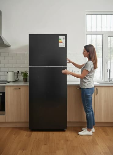 soyuducu xirdalan: İşlənmiş 2 qapılı Samsung Soyuducu Satılır, rəng - Qara — 1