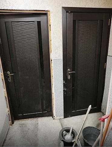 Daxili qapılar – 2 ədəd dəst - Material: MDF/laminat örtüklü taxta