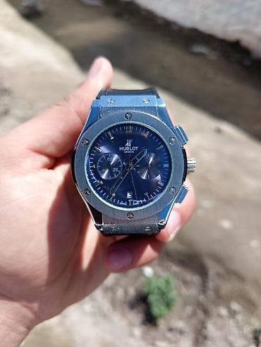 paslanmayan: Qol saatı, Hublot, rəng - Mavi — 6