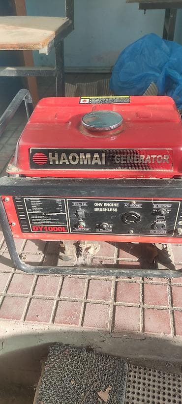 profnastil satışı: HAOMAI Generator – DY1000L modeli - Benzinli portativ generator - OHV — 3