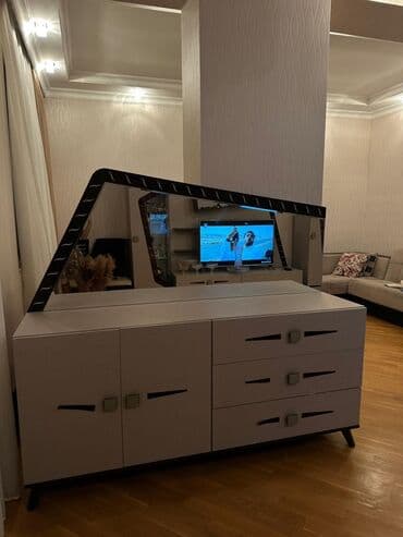 bir tankda hazırlanmış mebel: Qonaq otağı üçün müasir mebel dəsti — 4