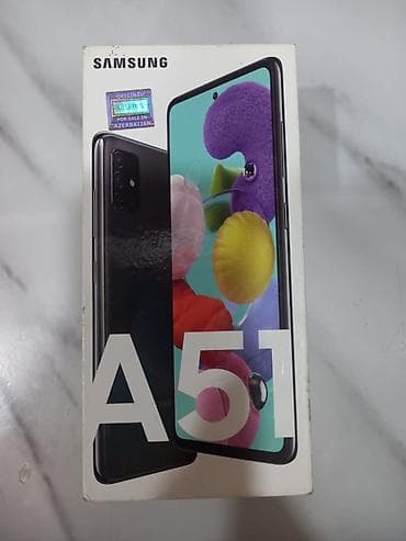 Samsung Galaxy A51, цвет - Черный, Отпечаток пальца — 5