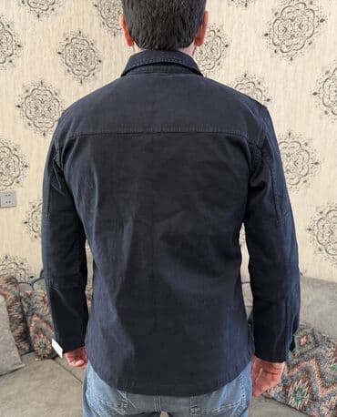 Женская одежда: Casual kişi pencəyi Marka - Freesoul Rəng - tünd göy Ölçü - L (boy — 4