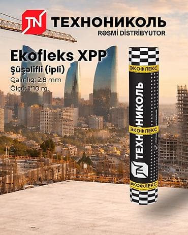 🧱 Nədir? Bikroelast — yüksək keyfiyyətli polimer-bitum qatının sıx