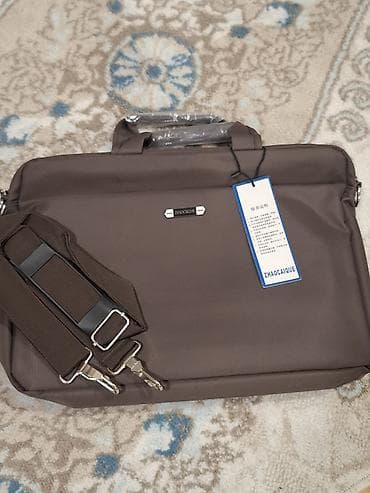 notebook cantası: ZHAOCAIOUE brendli noutbuk/iş çantası – qəhvəyi rəng - Material: sıx — 3