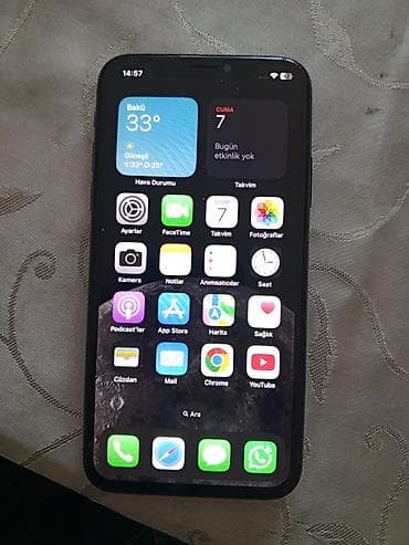 rəsmi note 14 pro: IPhone X, 64 GB, Space Gray, Face ID — 1