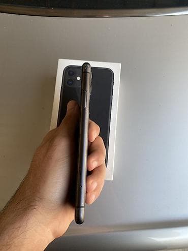 iphona dubay: IPhone 11, 64 GB, Qara, Simsiz şarj, Face ID — 4