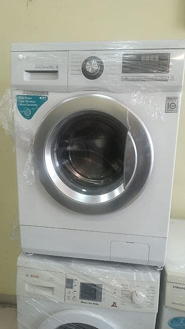 elektrik sobalar: Paltaryuyan maşın LG, 6 kq, Avtomat, Qurutmasız — 1
