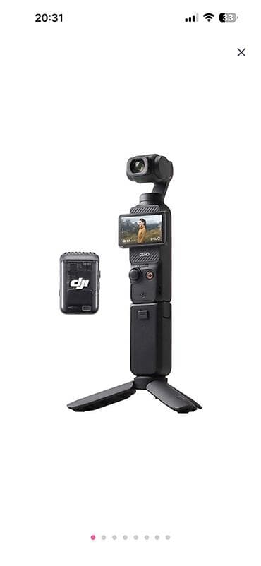 go pro qiymət: DJI Osmo Pocket 3 Creator Combo – portativ 3 oxlu stabilizasiyalı — 2